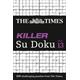 The Times Killer Su Doku Book 13, Sports, Hobbies & Travel, Paperback, The Times Mind Games
