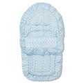 Broderie Anglaise Car Seat Footmuff / Cosy Toes Compatible with Kids Kargo - Blue