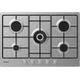 CANDY CHW74WX 75 cm Gas Hob - Silver