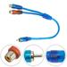 BESVEH 1Pc 30cm 2 RCA Female to 1 RCA Male Splitter Cable for Car Audio System