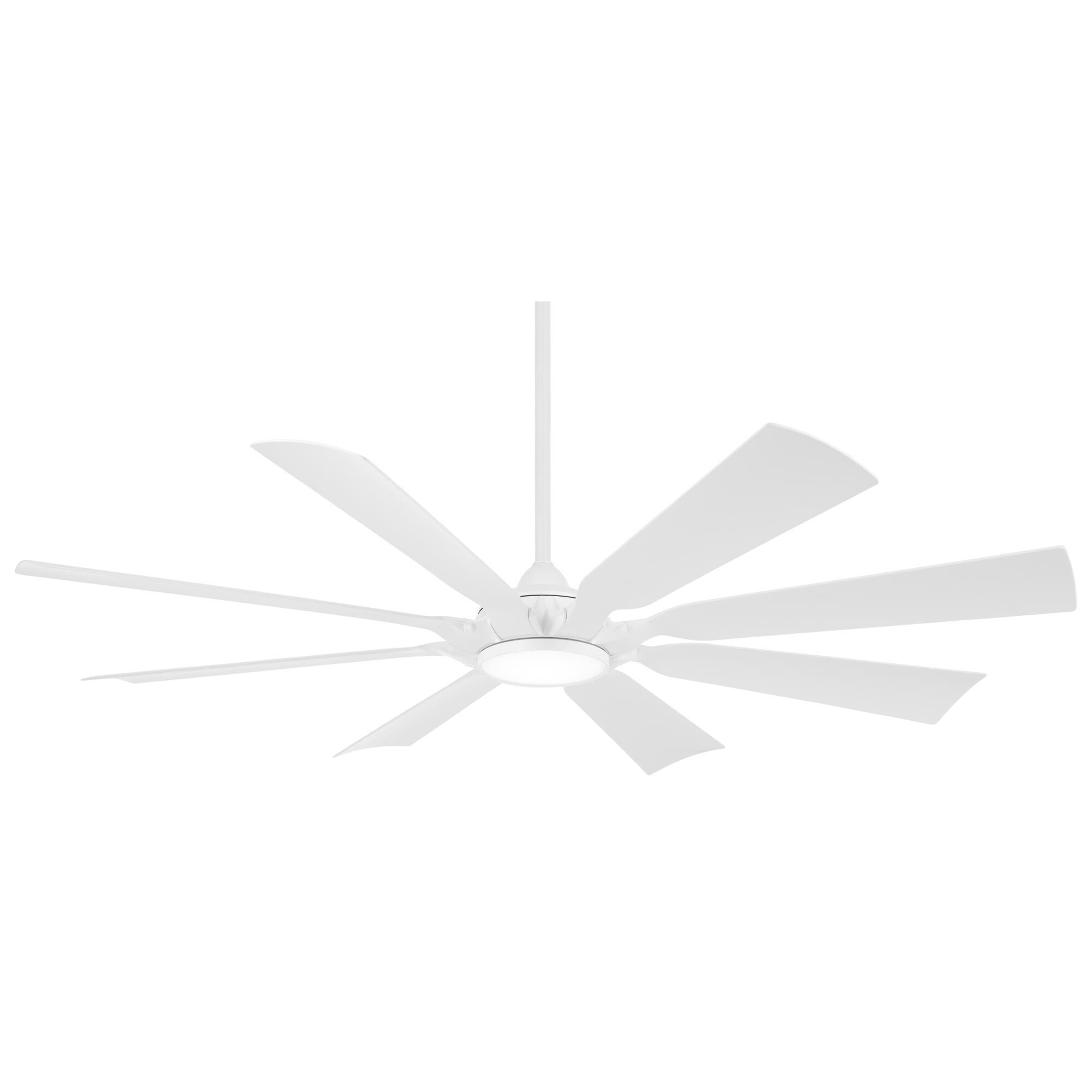 Minka Aire Future 65 Inch Ceiling Fan with Light Kit - F756L-WHF