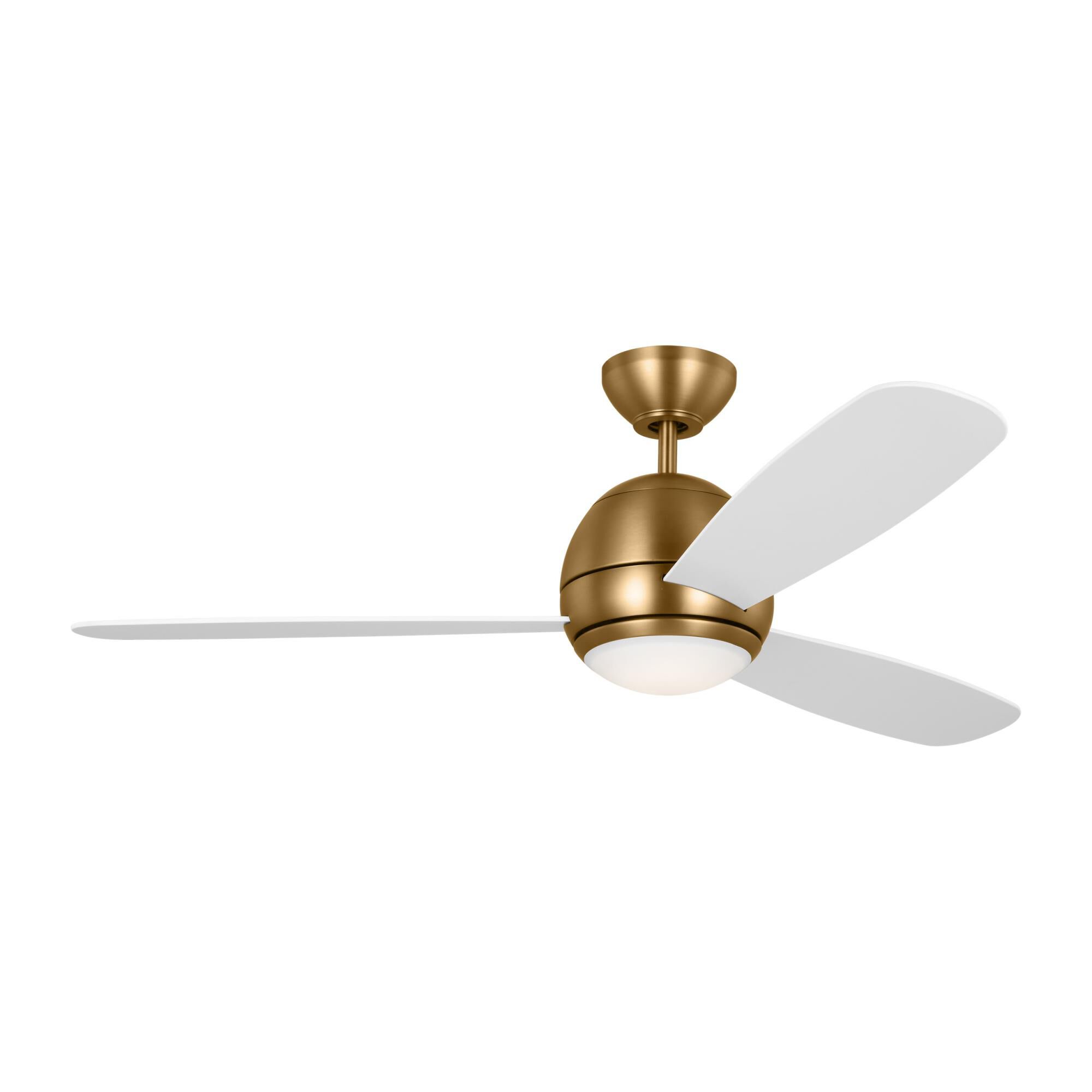 Generation Lighting Orbis 52 Inch Ceiling Fan with Light Kit - 3OBSR52SBD