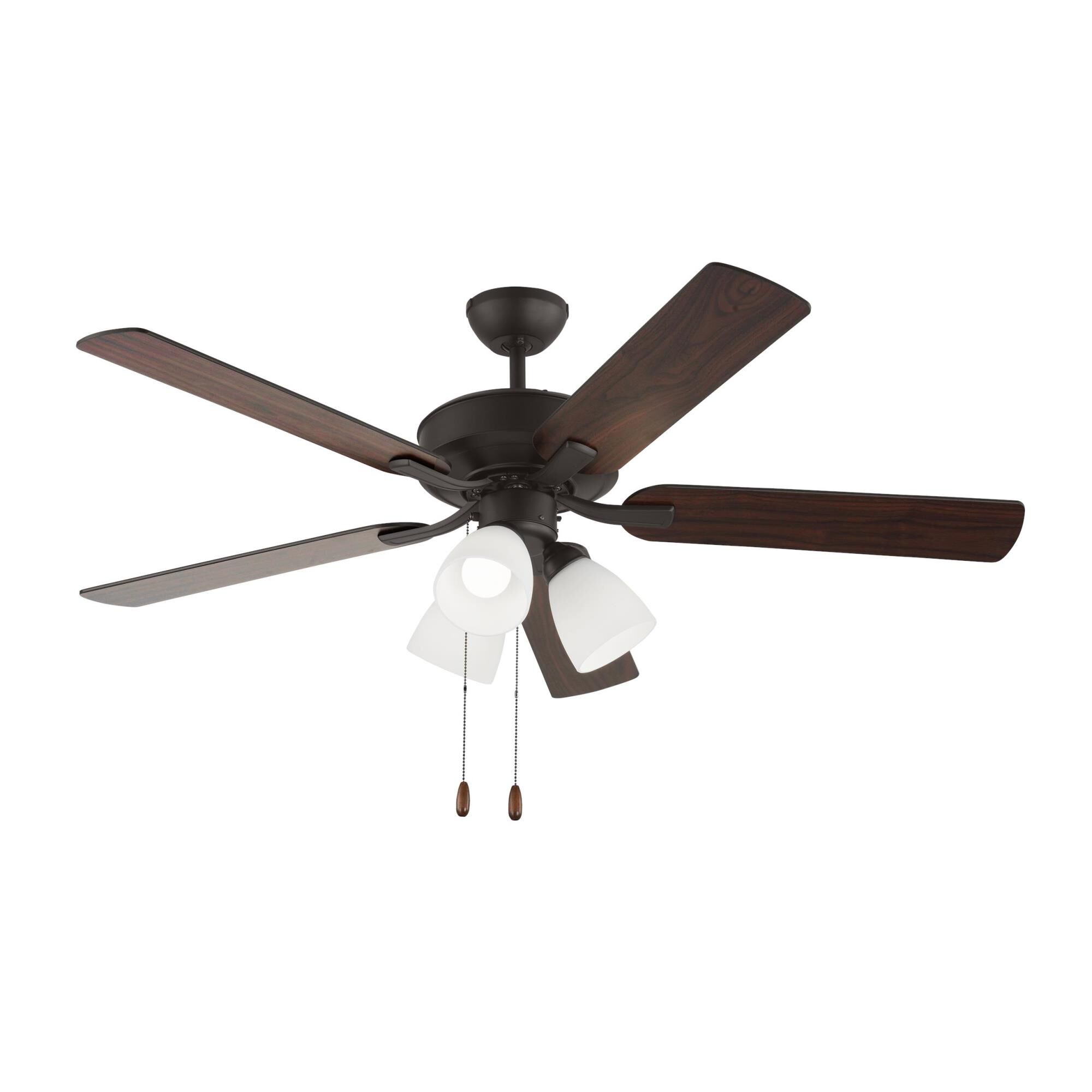 Generation Lighting Linden 52 Inch Ceiling Fan with Light Kit - 5LD52BZF