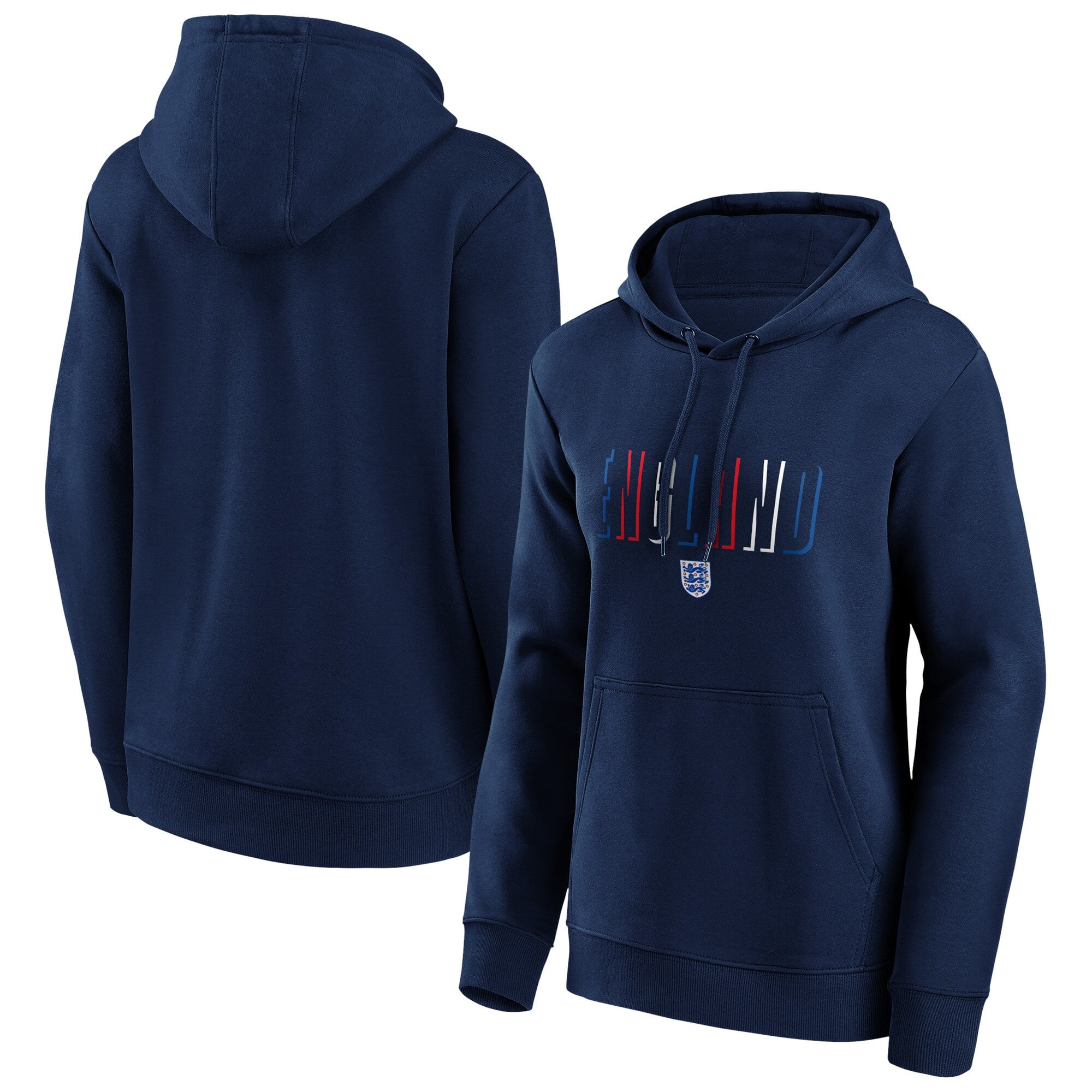 England Hundreds Grafik-Hoodie – Marineblau – Damen