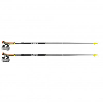 Leki - Speed Pacer Vario - Nordic Walking Stöcke Länge 120-130 cm grau/gelb Image