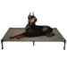 Veehoo Cooling Elevated Dog Bed Portable Raised Pet Cot with Washable Mesh XX-Large Brown