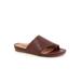 Women's Corsica Slides by SoftWalk in Dark Brown (Size 12 M)