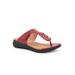 Women's Talara Sandal by SoftWalk in Dark Red (Size 9 1/2 M)