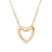 WQJNWEQ Clearance Fashion Women Heart Pendant Charm Necklace Jewelry Alloy Chain Necklace