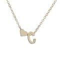Kayannuo Necklaces for Women Back to School Clearance Fashion Women Cute Heart Letter Choker Chain Pendant Lady Necklace Jewelry Birthday Gifts for Women