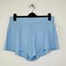 Athleta Intimates & Sleepwear | Athleta Women's Large Shorts Blue Waffle Knit Wind Down Sleep Short Nwt Ad14 | Color: Blue | Size: L