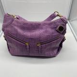 Dooney & Bourke Bags | Js Like New Dooney & Bourke Purple Leather Purse Hobo Bag Satchel | Color: Gold/Purple | Size: Os