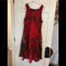 Free People Dresses | Free People Hi-Low Backless Midi Dress | Color: Brown/Red | Size: M