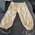 American Eagle Outfitters Pants & Jumpsuits | American Eagle Outfitters Beige Capri Pants Size 6 | Color: Cream | Size: 6