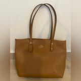 Coach Bags | Coach Tote In Tan | Color: Gold/Tan | Size: Os