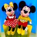 Disney Toys | Disney Exclusive Nwt Vtg 1990s Spirit Of Mickey & Minnie Retired Bean Bag Plush | Color: Red/Yellow | Size: 8”