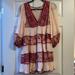 Free People Dresses | Free People Dress | Color: Cream/Red | Size: Xs