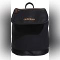 Adidas Bags | Adidas Premium Mini Backpack- Black Leather With Rose Gold Hardware | Color: Black | Size: Os