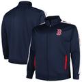 Men's Navy Boston Red Sox Big & Tall Tricot Track Full-Zip Jacket