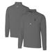 Men's Cutter & Buck Gray Florida Gators Swinging Gator Traverse Stretch Quarter-Zip Pullover Top