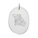 Missouri Western State Griffons Primary Logo 2.75'' x 3.75'' Glass Oval Ornament