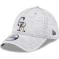 Men's New Era Gray Colorado Rockies Speed 39THIRTY Flex Hat