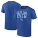 Men's Fanatics Branded Royal Kansas City Royals Best Dad Ever T-Shirt