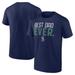 Men's Fanatics Branded Navy Seattle Mariners Best Dad Ever T-Shirt