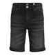 Bermudas JACK & JONES JUNIOR "JJIRICK JJORIGINAL SHORTS MF 2350 SN JNR" Gr. 140, N-Gr, schwarz (black, denim) Jungen Hosen Bermudas