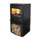 Newbourne 40FS Wood Burning / Multifuel Ecodesign Stove With 400mm Log Store