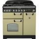 Rangemaster Classic Deluxe CDL90DFFOG/C 90cm Dual Fuel Range Cooker - Olive Green / Chrome - A/A Rated, Green