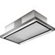 Elica CLOUD-SEVEN-RC 90 cm Ceiling Cooker Hood - Stainless Steel - For Recirculating Ventilation, Stainless Steel