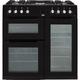 Beko KDVF90K 90cm Dual Fuel Range Cooker - Black - A/A Rated