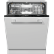 Miele G7472SCVi Wifi Connected Fully Integrated Standard Dishwasher - Black Control Panel with Fixed Door Fixing Kit - A Rated, Black