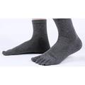 1 or 2-Pack of Unisex Breathable Toe Socks - 5 Colours