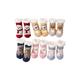 1 or 3 Pairs of Baby Plush Non-Slip Floor Socks - 3 Sizes & 6 Colours