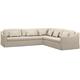 IKEA - FÄRLÖV CORNER SOFA COVER (3+2), Natural, Bouclé & Texture - Bemz