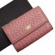 BOTTEGA VENETA Bi-fold wallet No Coin case Intrecciato Pink beige leather