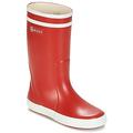 Aigle LOLLY POP boys's Children's Wellington Boots in Red. Sizes available:7 toddler,7.5 toddler,8.5 toddler,10 kids,11 kids,11.5 kids,12.5 kids,13 kids,1 kids,2,10 kid,11 kid,13 kid,1 kid,2 kid,11.5 kid,12.5 kid