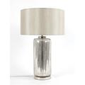 M&S Large Mercury Glass Table Lamp - Silver Mix, Silver Mix