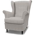 IKEA - Strandmon Children's Armchair Cover, Silver Grey, Cotton - Bemz