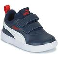 Puma COURTFLEX INF girls's Children's Shoes (Trainers) in Blue. Sizes available:3 toddler,4 toddler,4.5 toddler