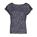 Esprit MODAL PRINT women's T shirt in Blue. Sizes available:XS,S,M,L,XL