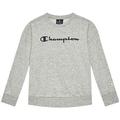 Champion Crewneck Sweatshirt girls's Children's Sweatshirt in Grey