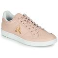 Le Coq Sportif COURT CLAY W women's Shoes (Trainers) in Pink. Sizes available:3.5,4,5,5.5,6.5
