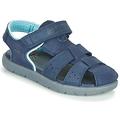 Timberland NUBBLE LEATHER FISHERMAN boys's Children's Sandals in Blue. Sizes available:12.5 kid,13 kid,1 kid,1.5 kid,2.5 kid