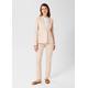 Hobbs Women's Ivana Linen Jacket - Warm Neutral