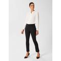 Hobbs Women's Annie Slim Trousers With Stretch - Black