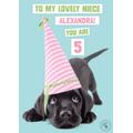 Studio Pets Birthday Card Labrador Puppy To My Lovely Niece Ecard