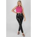 Racer Crop Top Magenta UK 16